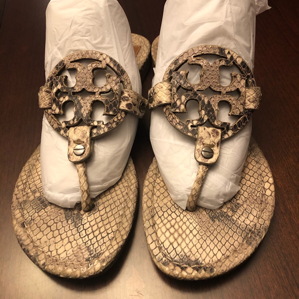 Tory Burch Miller Sandals!GUC! 8-8 1/2M